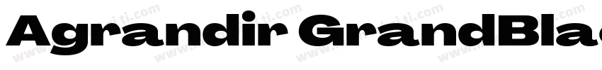Agrandir GrandBlackItalic字体转换